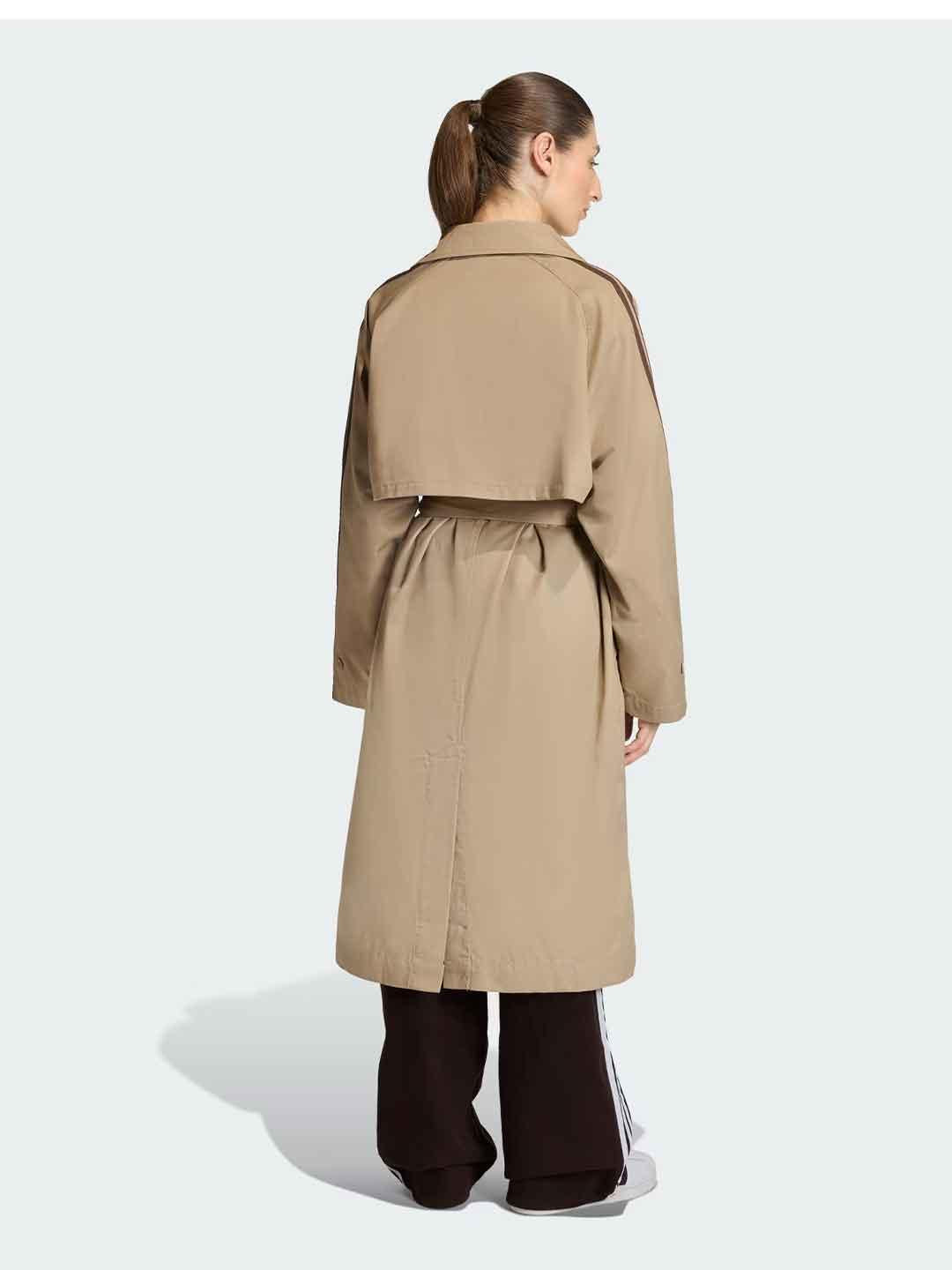Adidas trench beige lungo