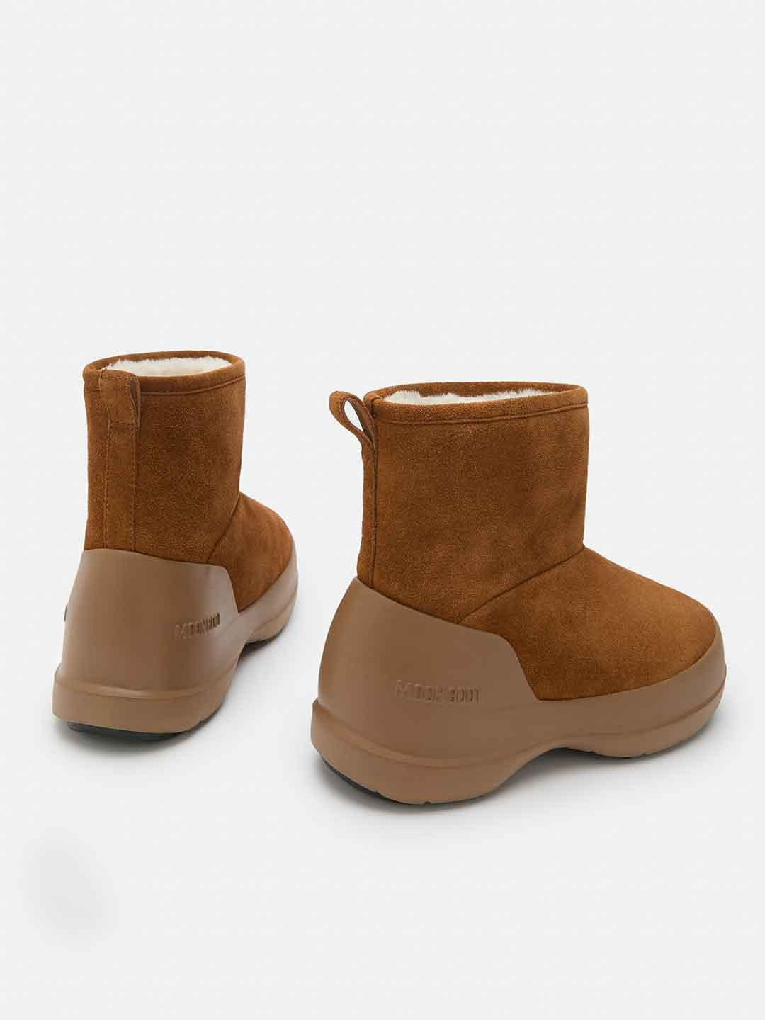 Moon Boot Mezzaluna Mid stivale cuoio