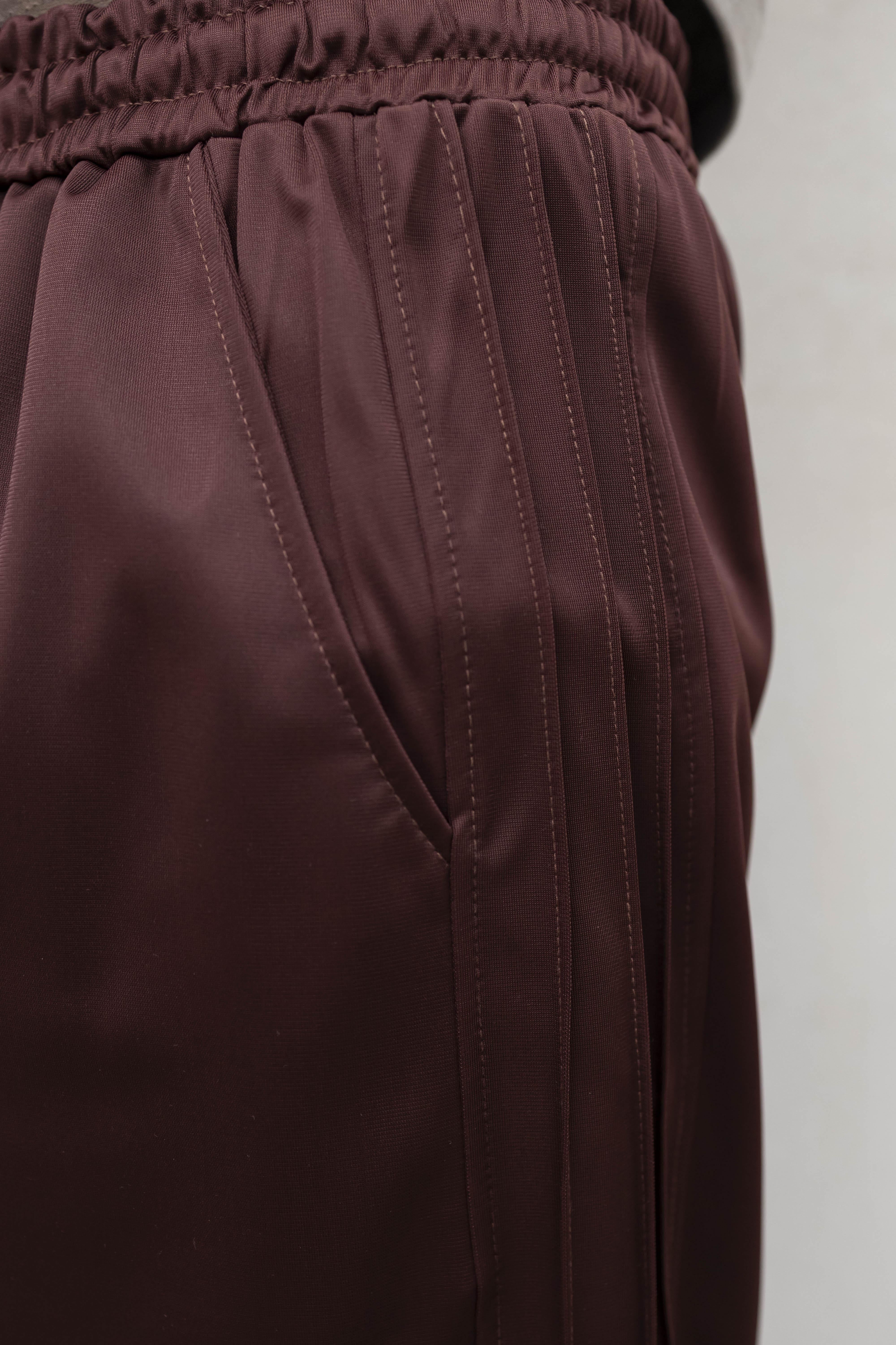 Present Day pantalone bordeaux acetato