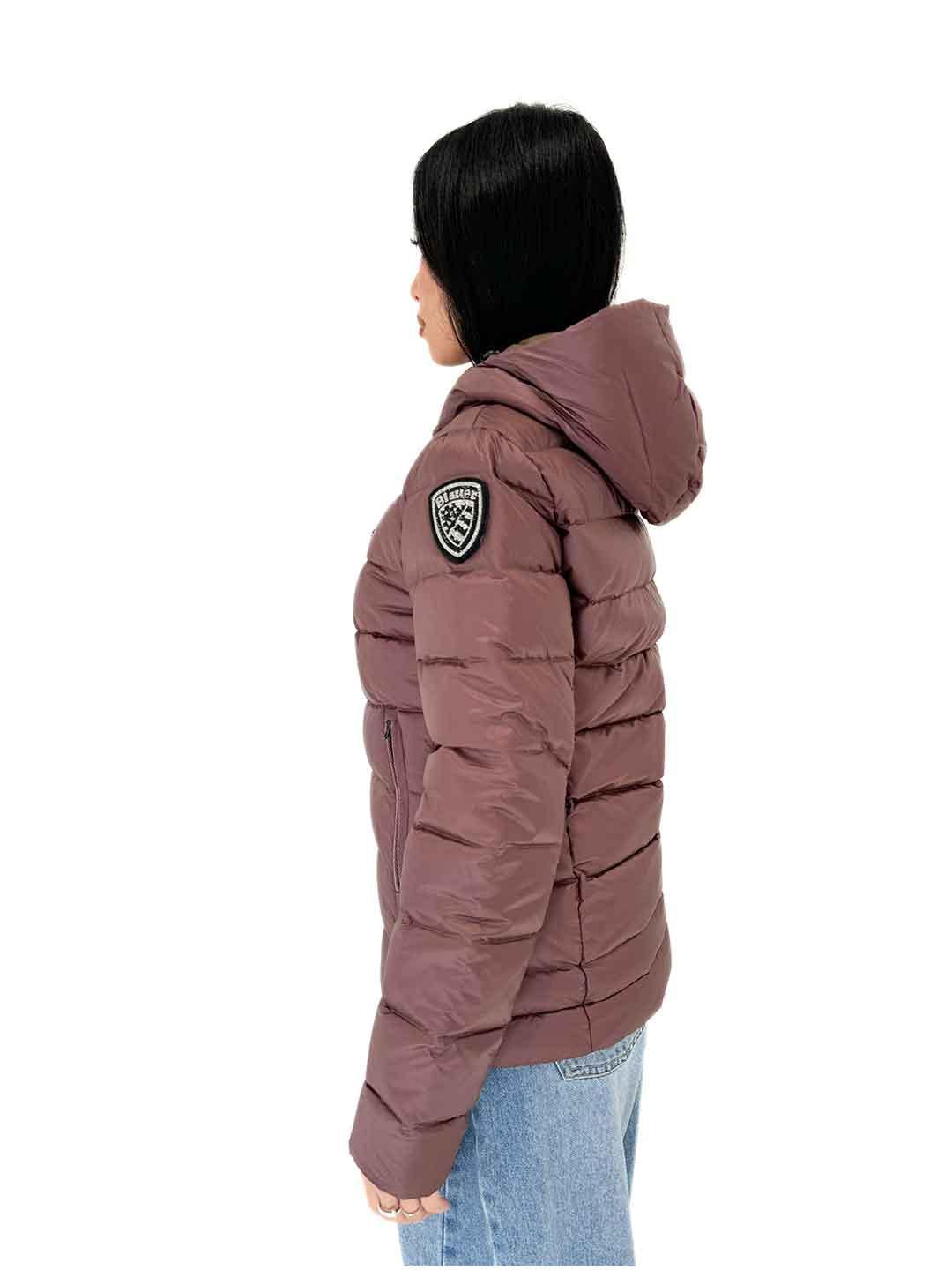 Blauer Charme piumino bordeaux sfiancato basic