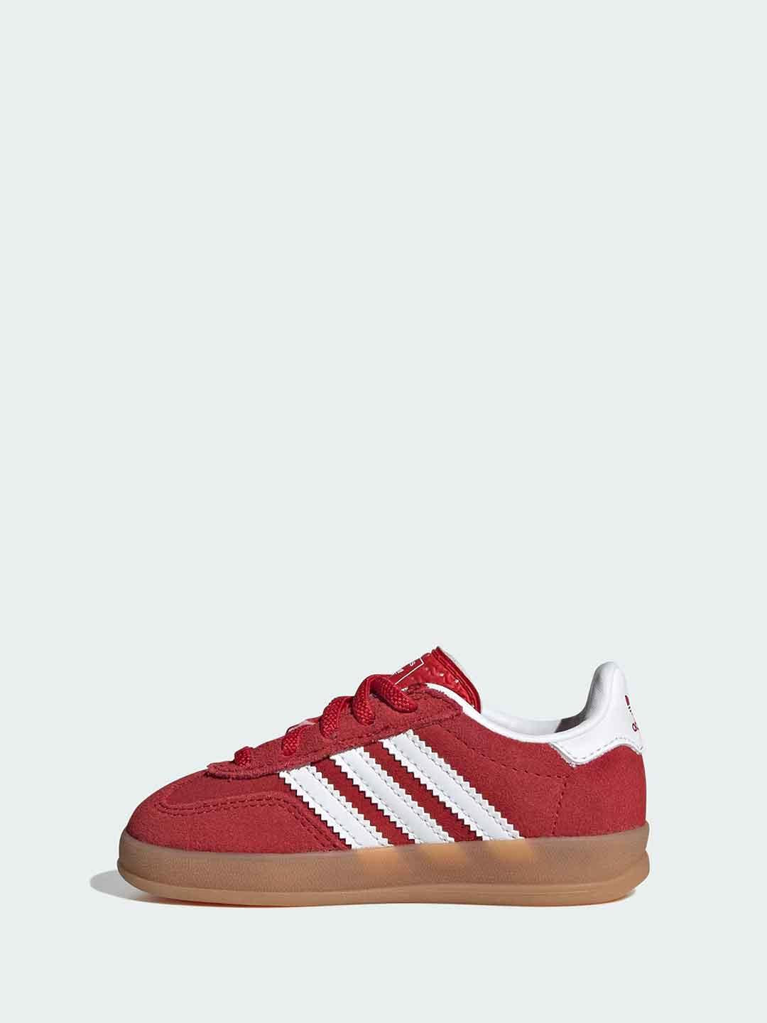 Adidas Gazelle Indoor CF sneakers kids rosso<BR/>