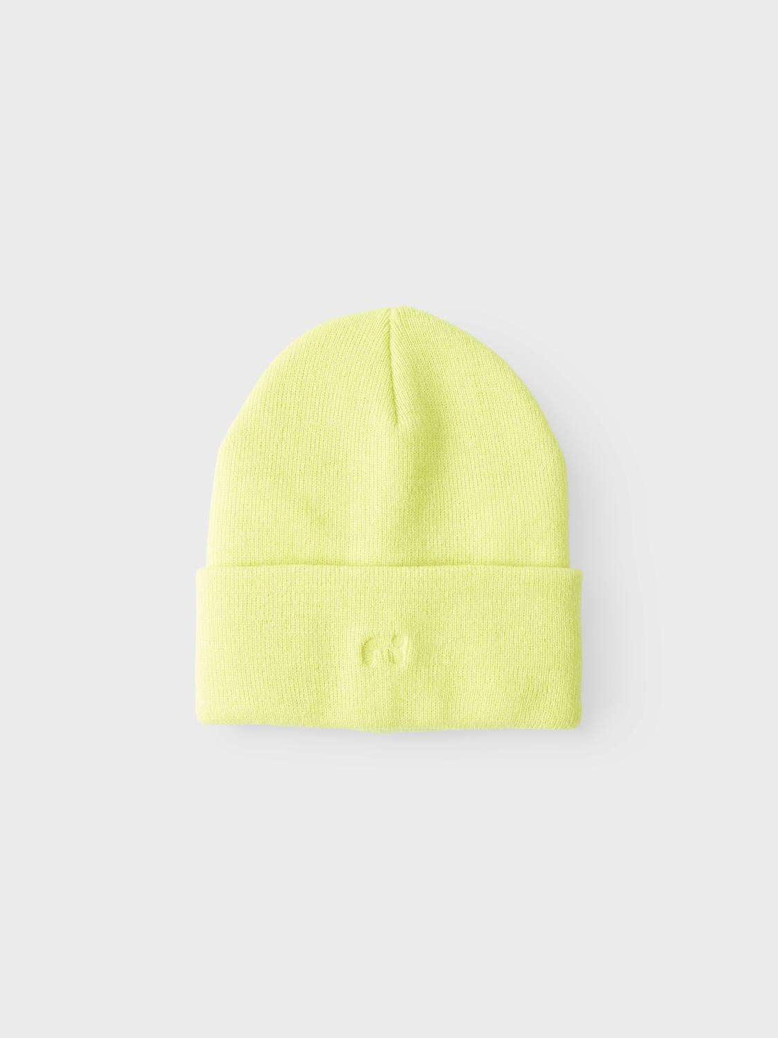 Name It cappello kids giallo in lana con risvolto
