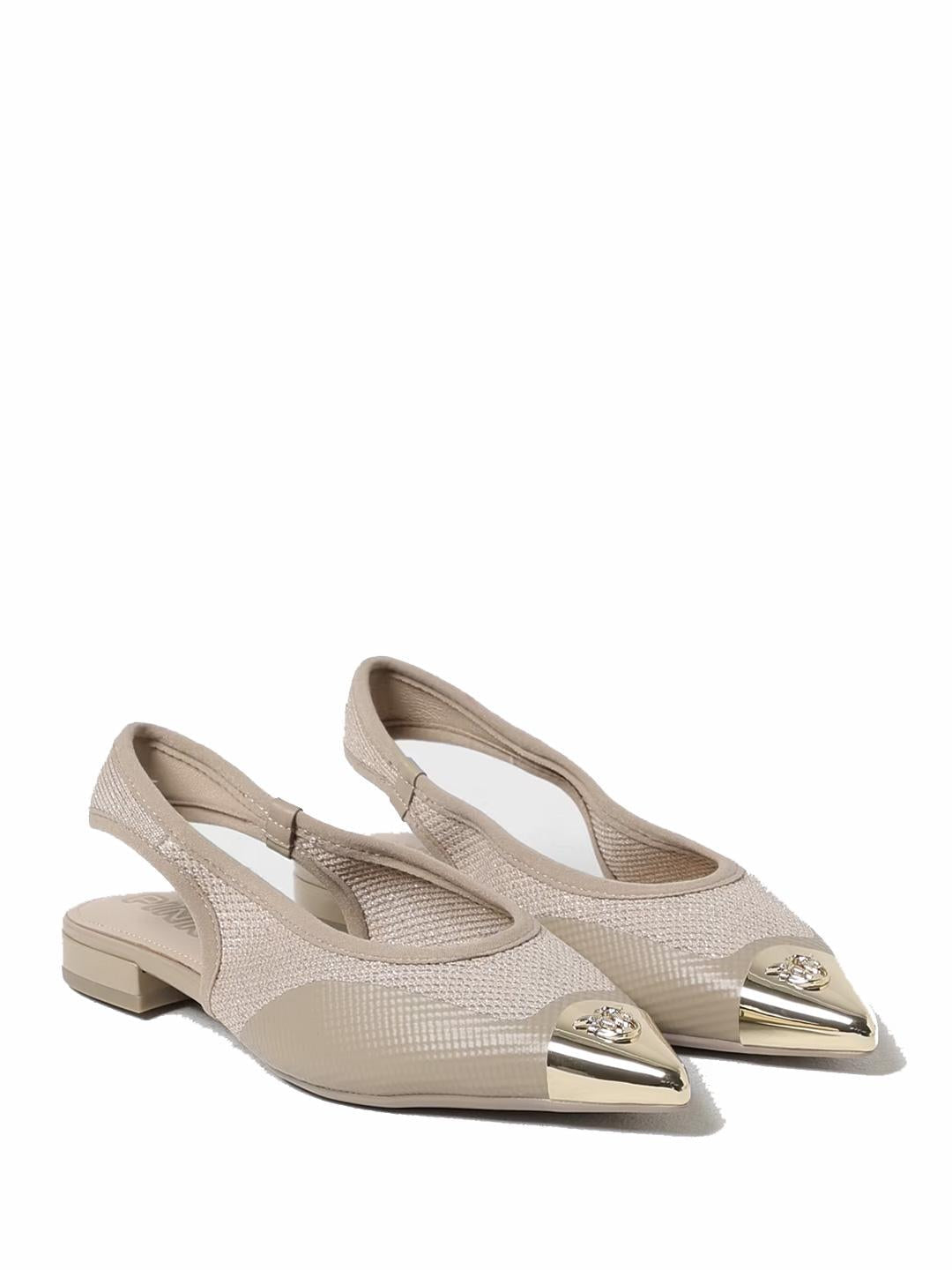 Pinko Gianira 14 sandali beige a punta