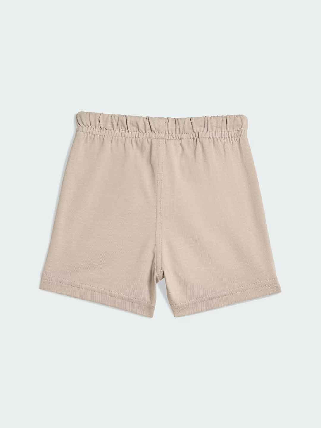 Adidas Tee Set coordinati kids beige