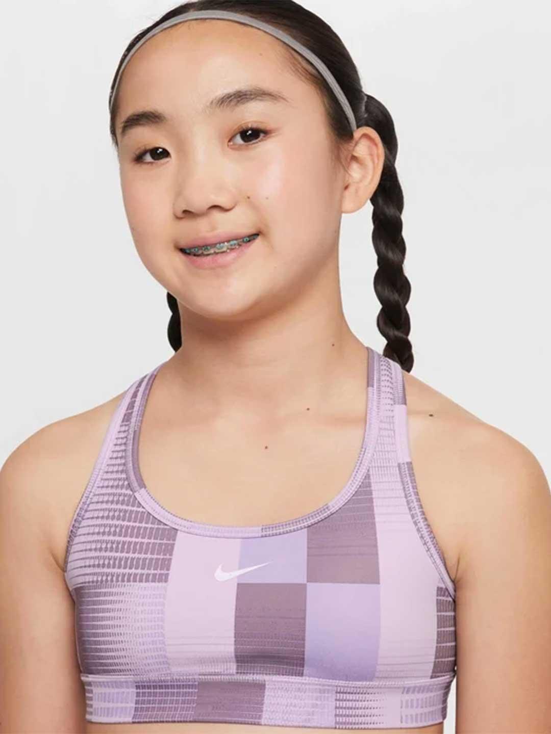 Nike Pro top kids lilla