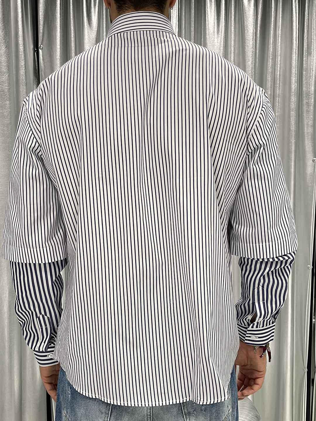 All Or Nothing camicia blu a righe