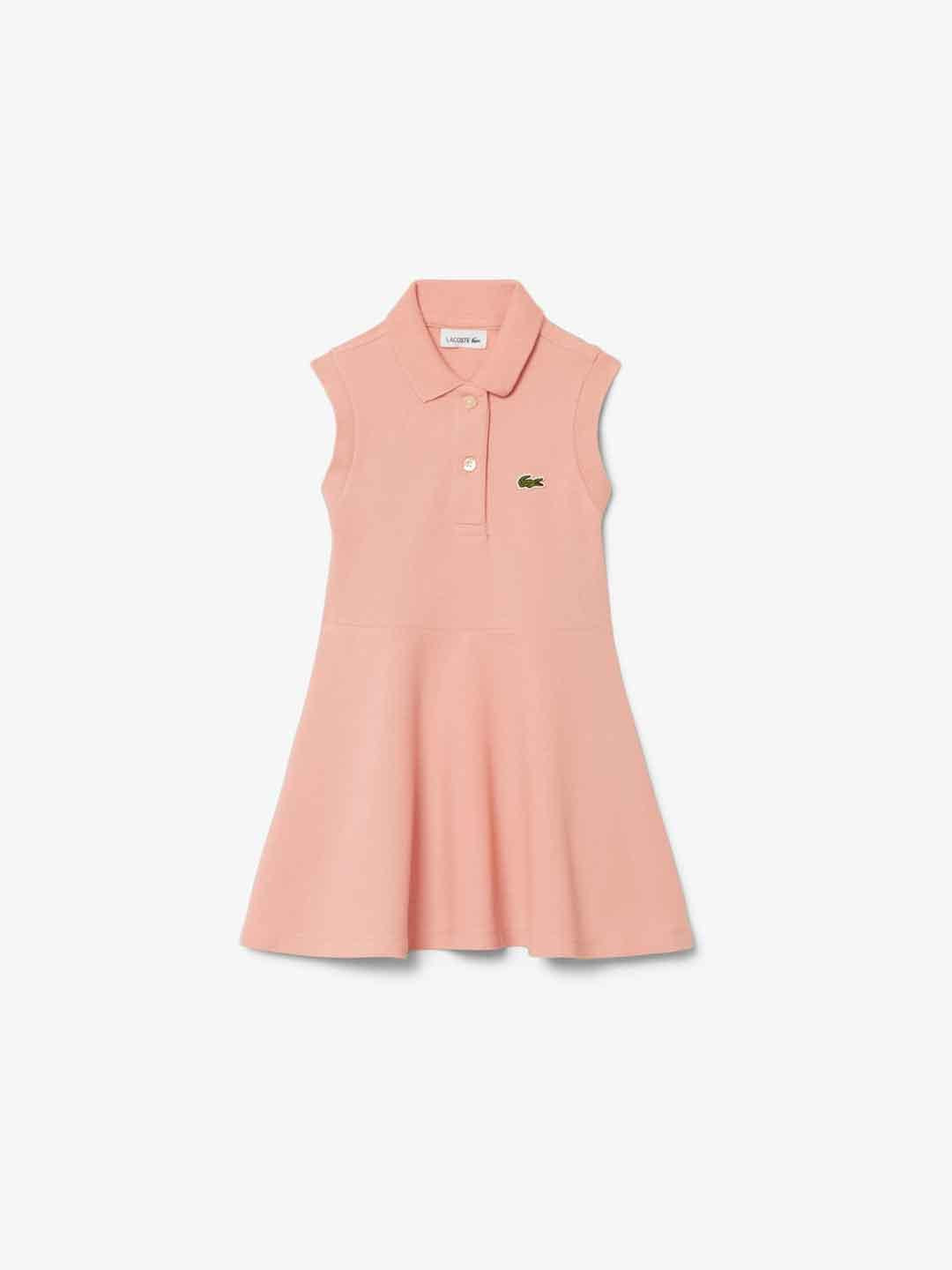 Lacoste abito kids rosa corto