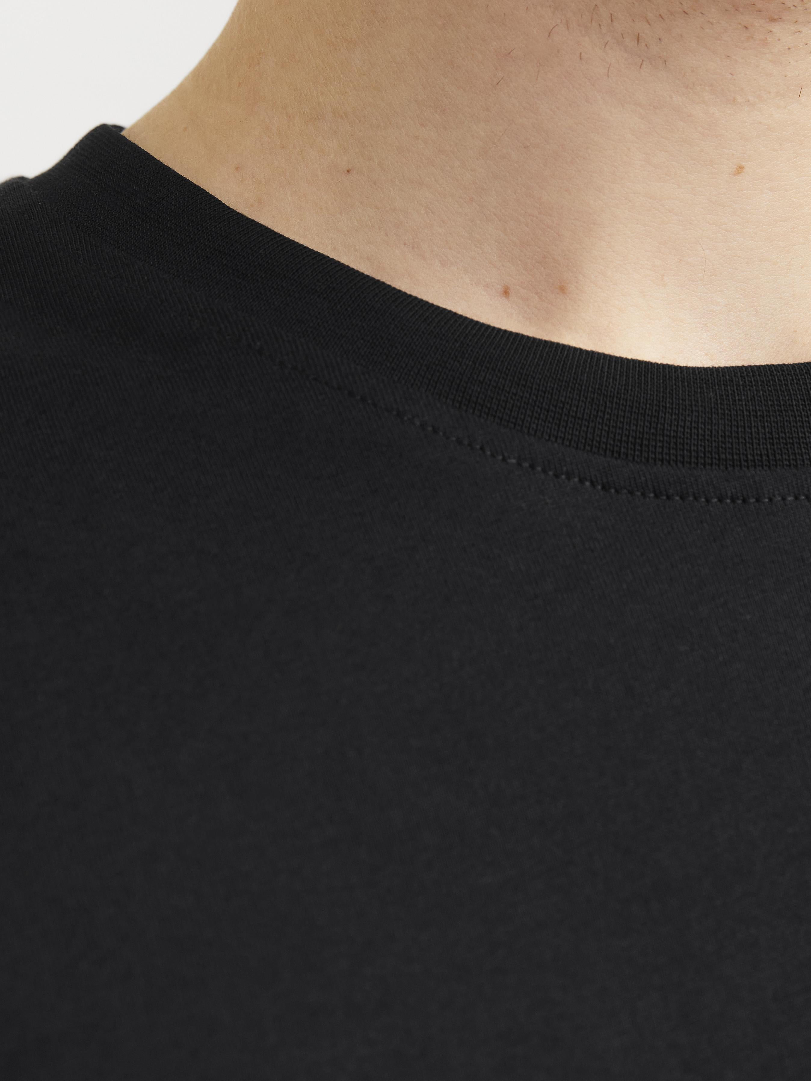 Jack & Jones t-shirt nero con grafica pontile