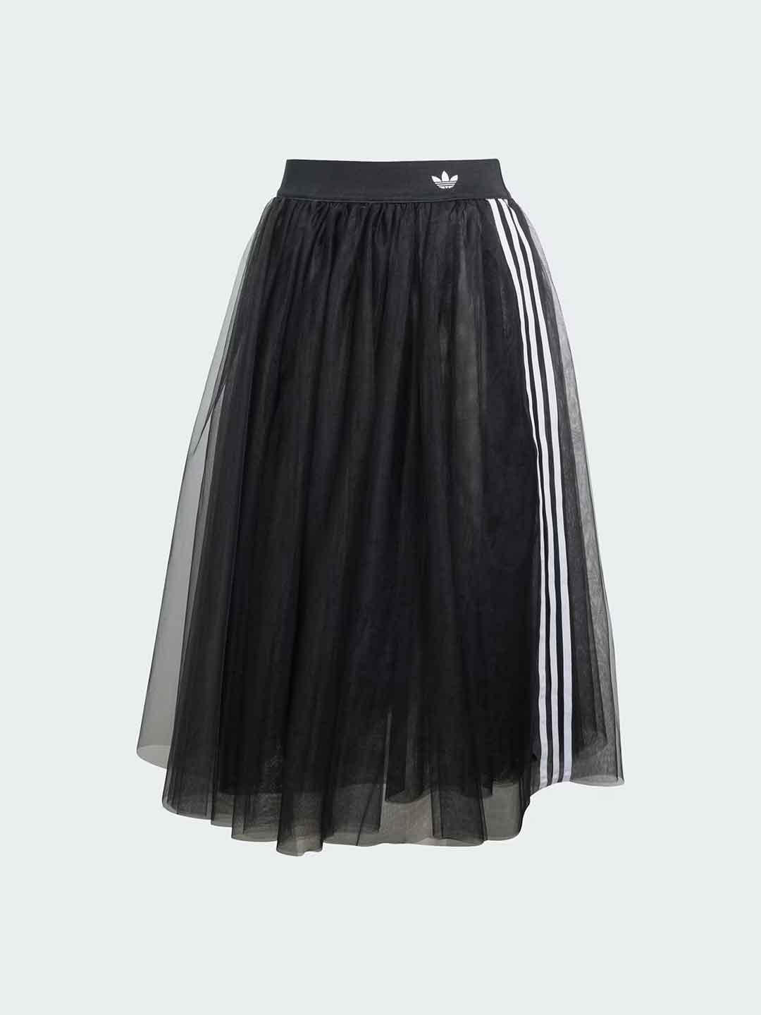 Adidas gonna nero in tulle