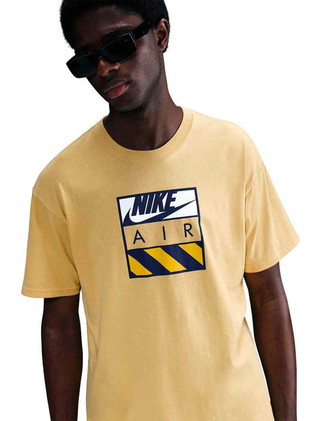 Nike t-shirt giallo ocra Air