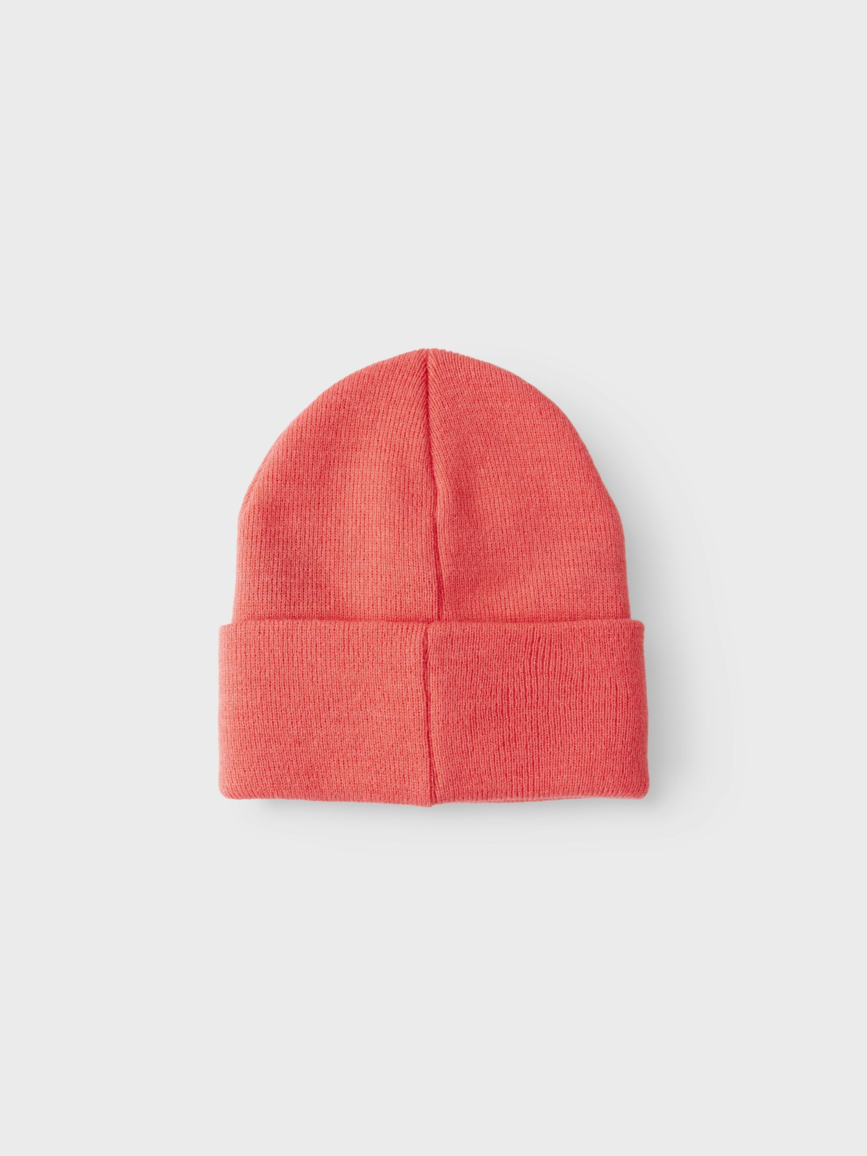Name It cappello kids rosso in lana con risvolto