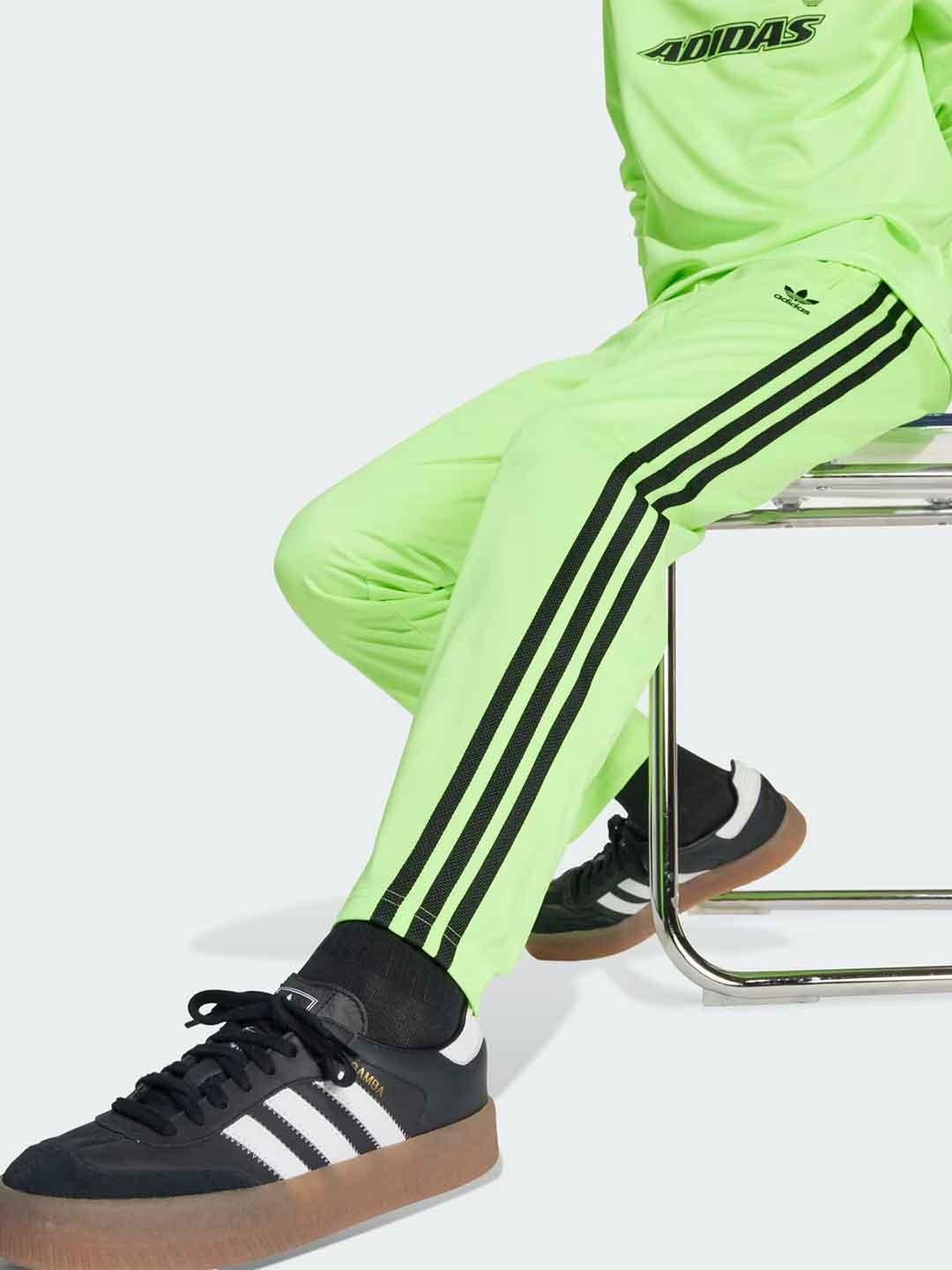 Adidas Adicolor pantaloni kids verde fluo
