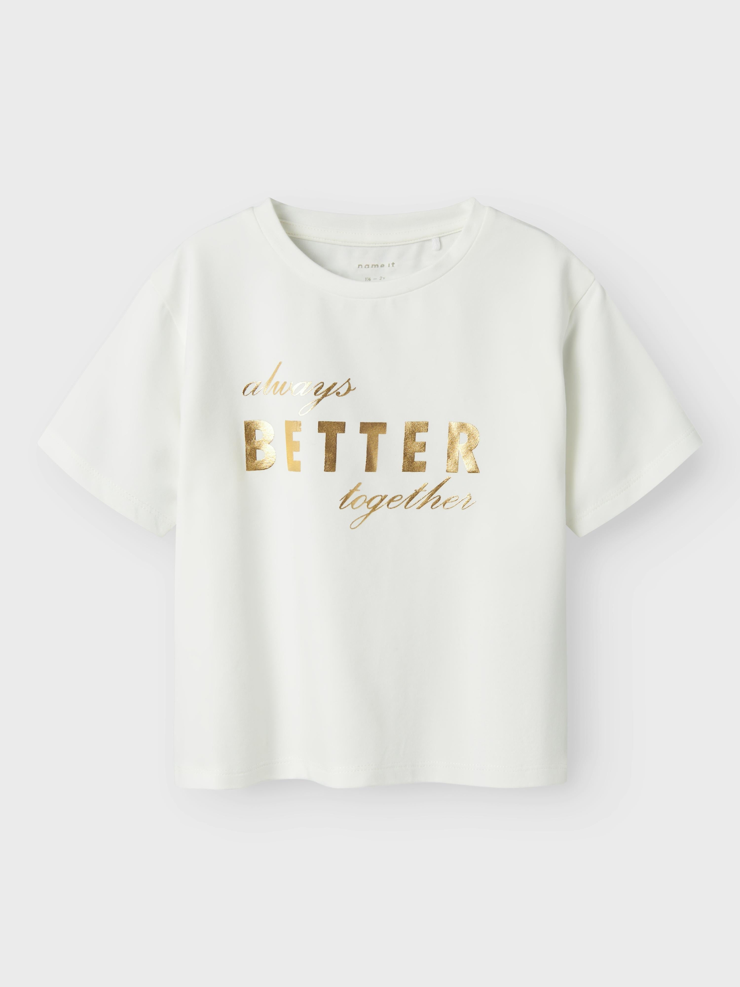 Name It t-shirt kids bianco Always Better
