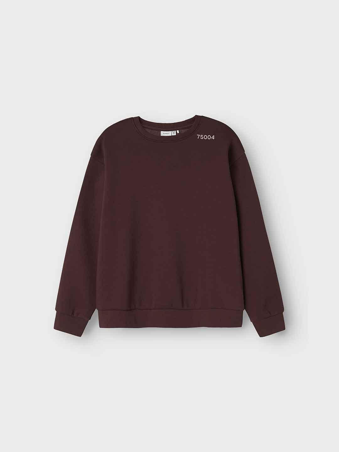 Name It felpa kids bordeaux con grafica