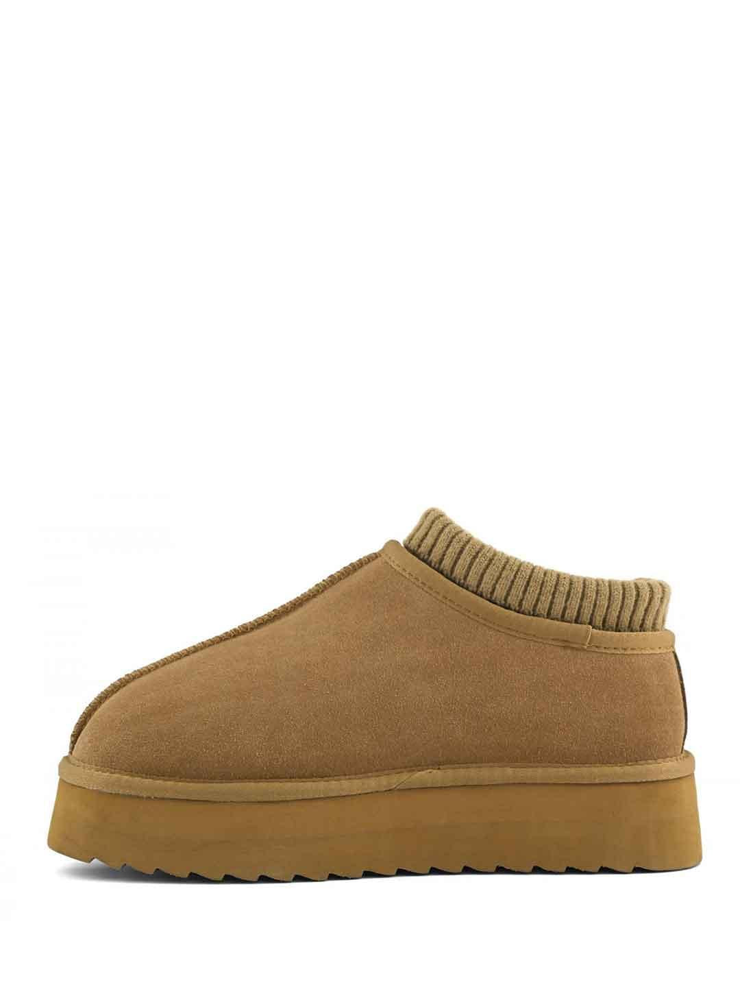 Colors Of California stivali marrone platform con calzino