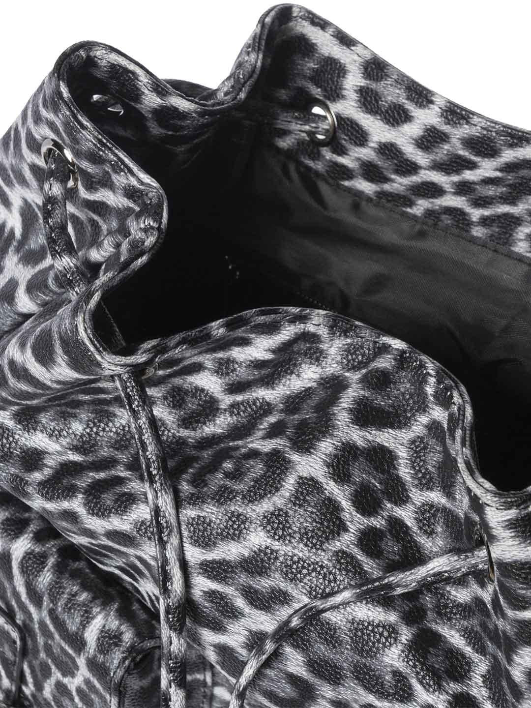 Marc Ellis Glam zaino nero maculato