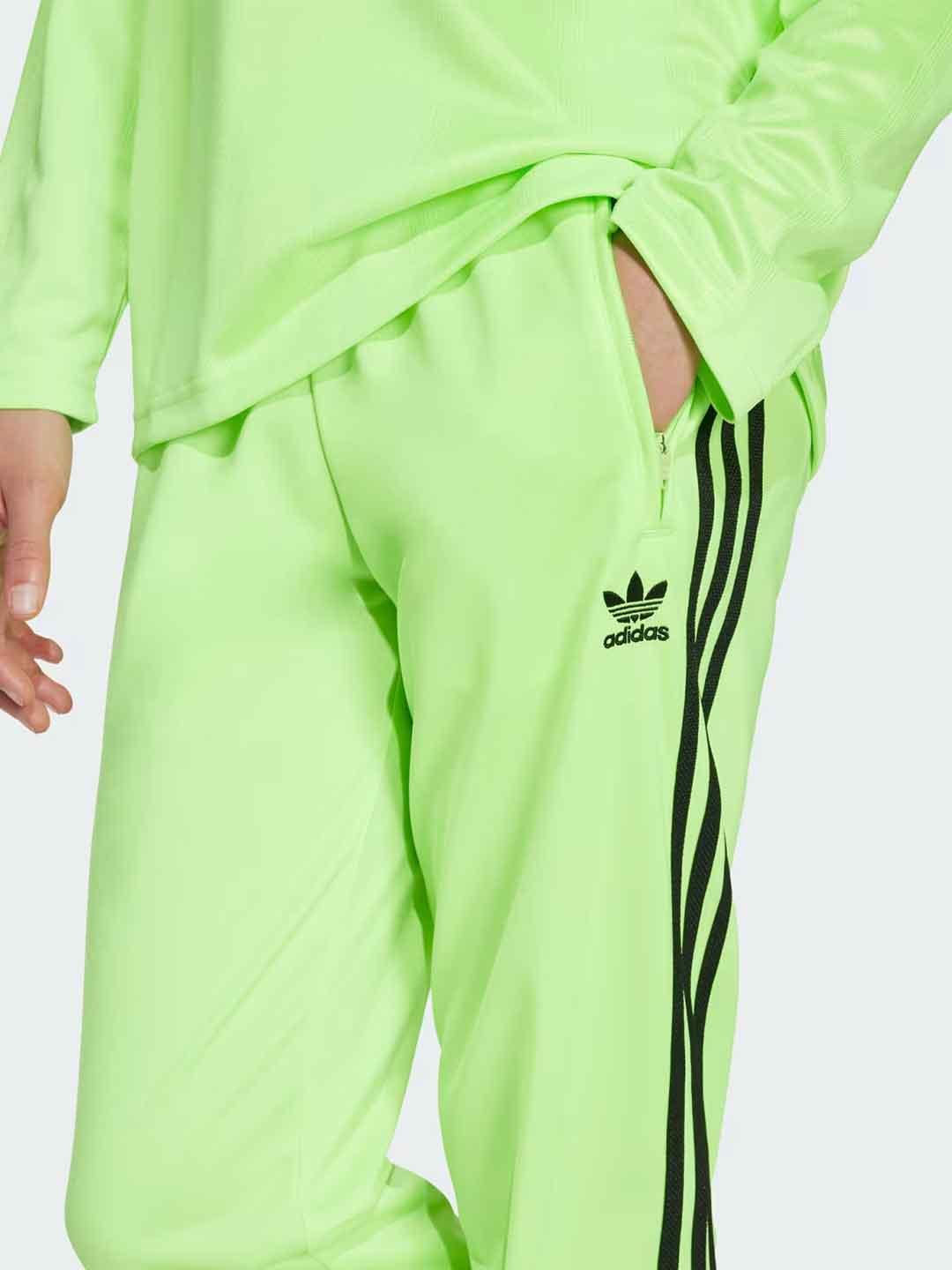 Adidas Adicolor pantaloni kids verde fluo