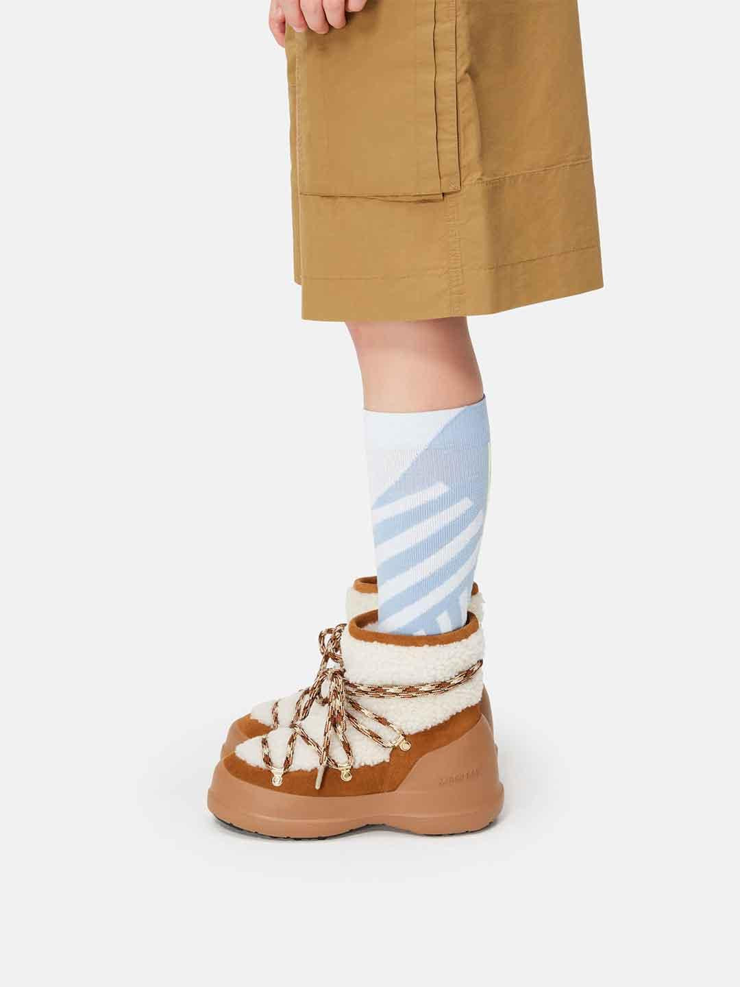 Moon Boot Luna stivale cuoio