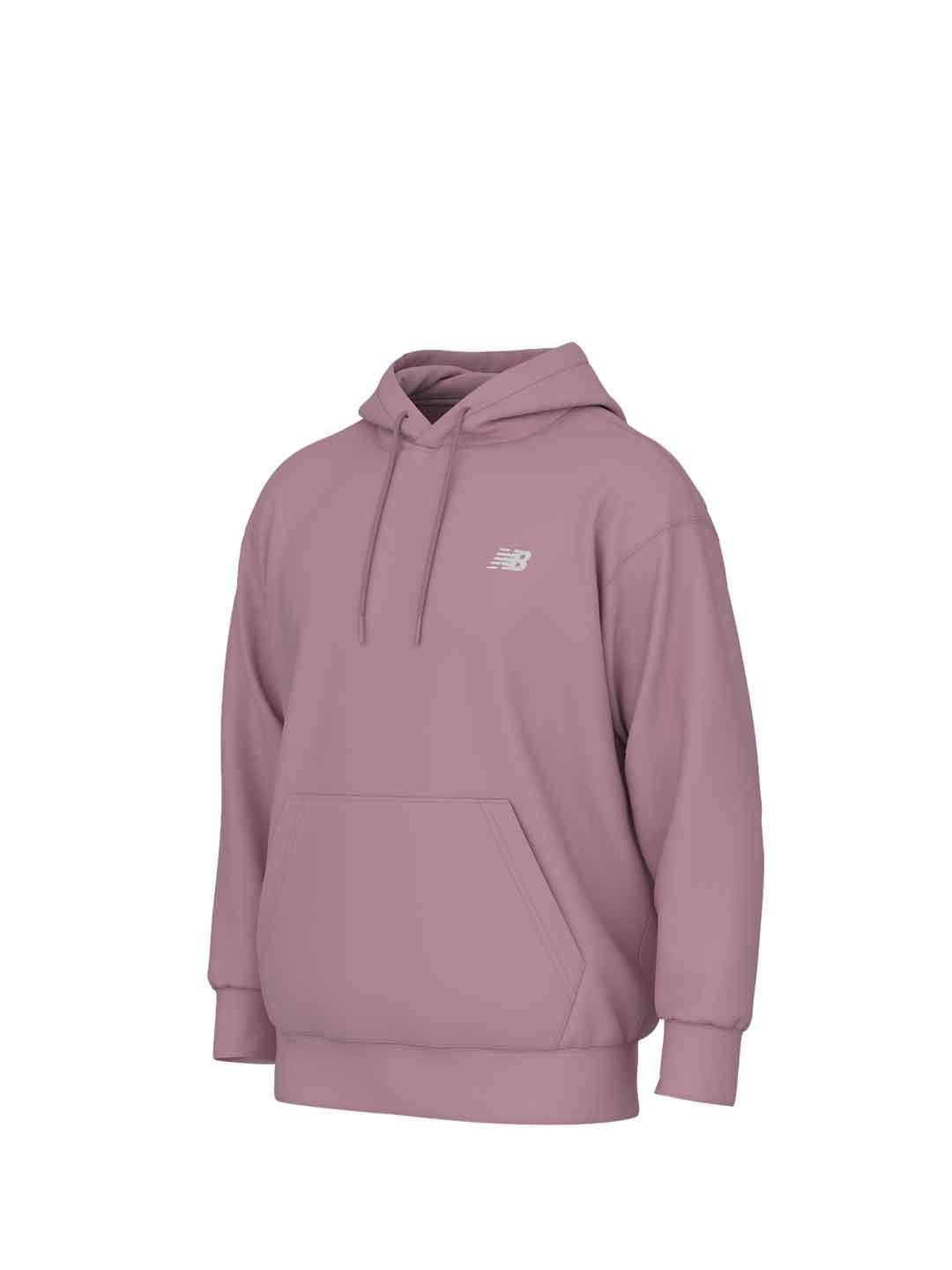New Balance felpa bordeaux con cappuccio