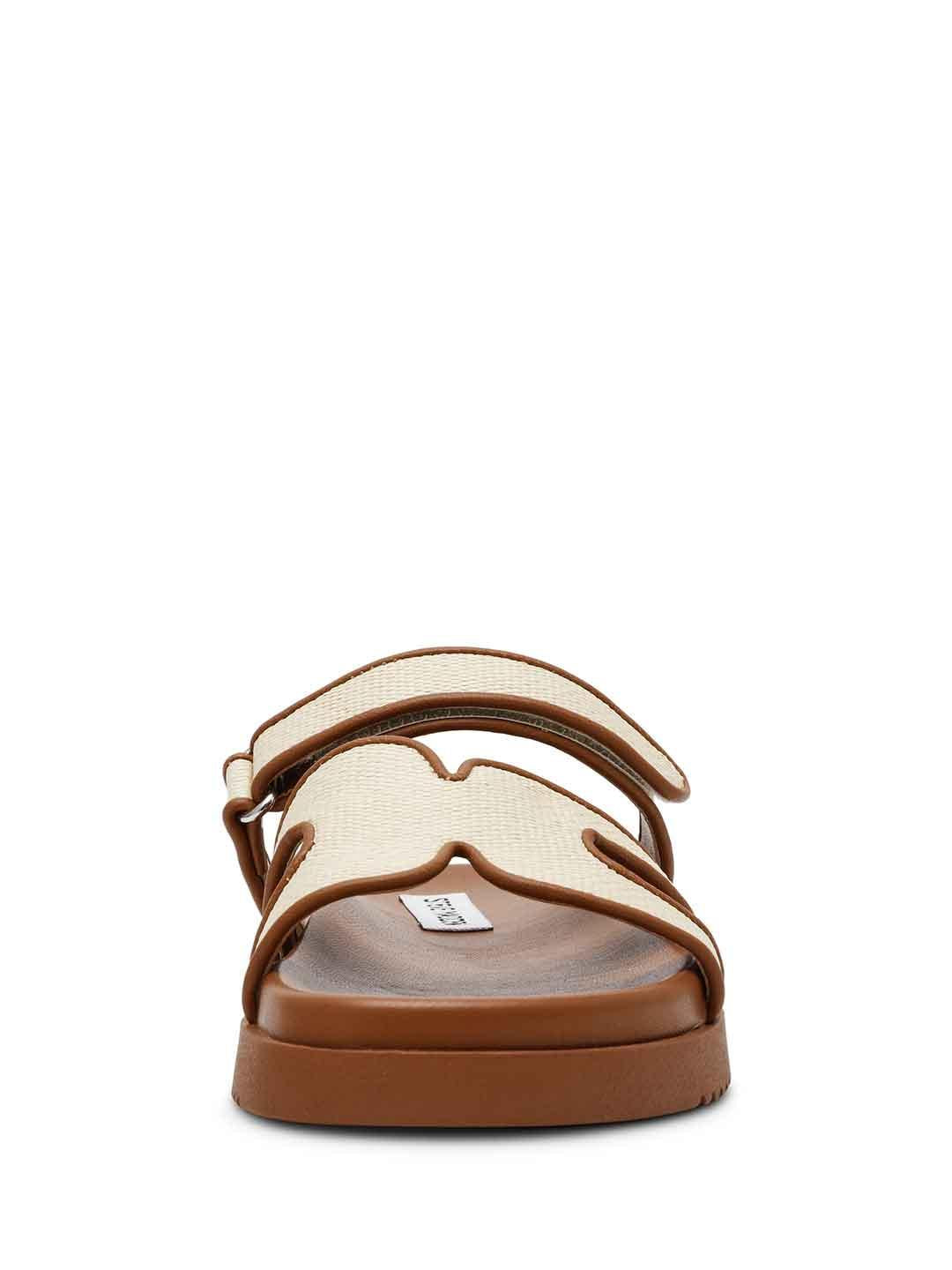 Steve Madden Missile sandali cuoio in rafia