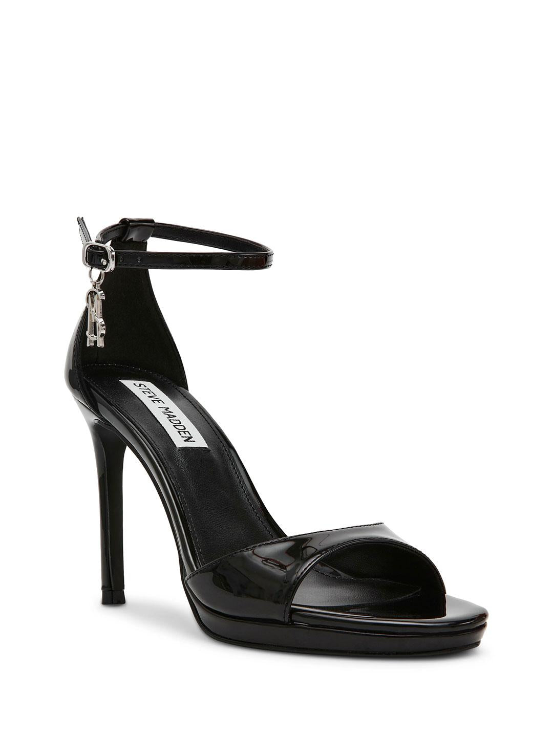 Steve Madden Evers sandali nero in vernice