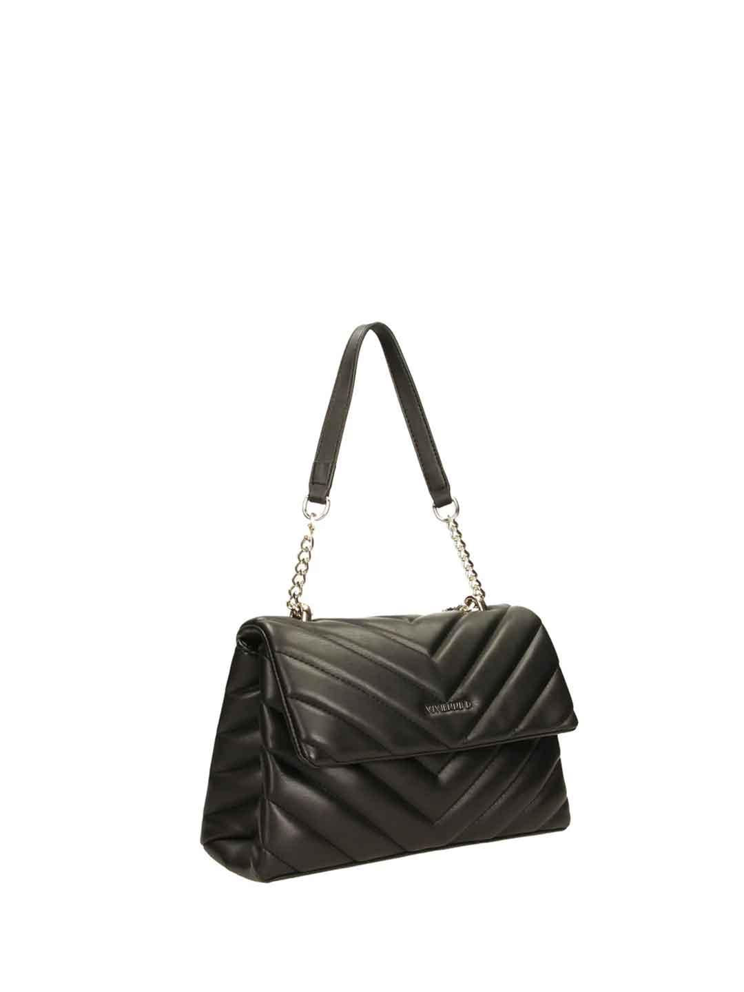 Vivienne D Mini Bag Soft borsa nero trapuntata