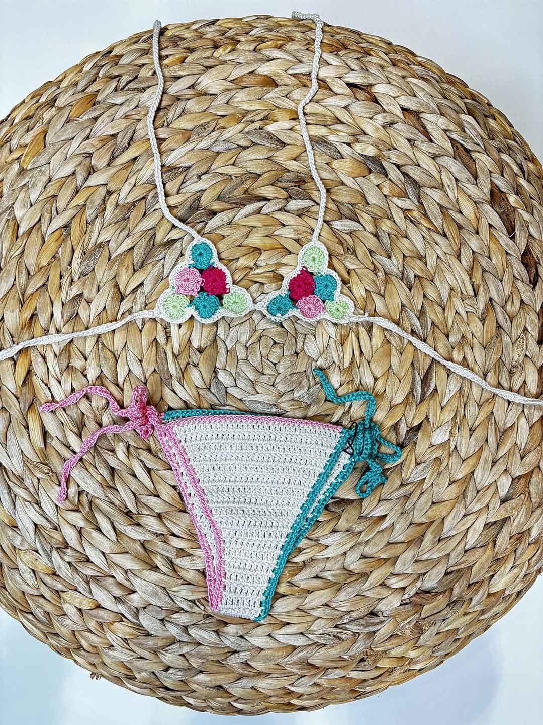 Island Coco costume kids panna triangolo