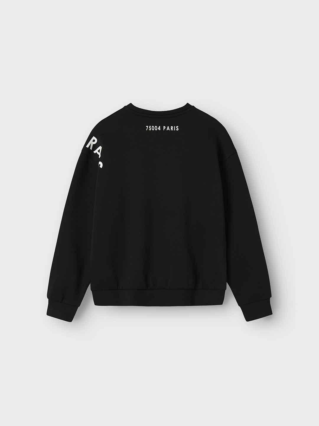 Name It felpa kids nero con grafica