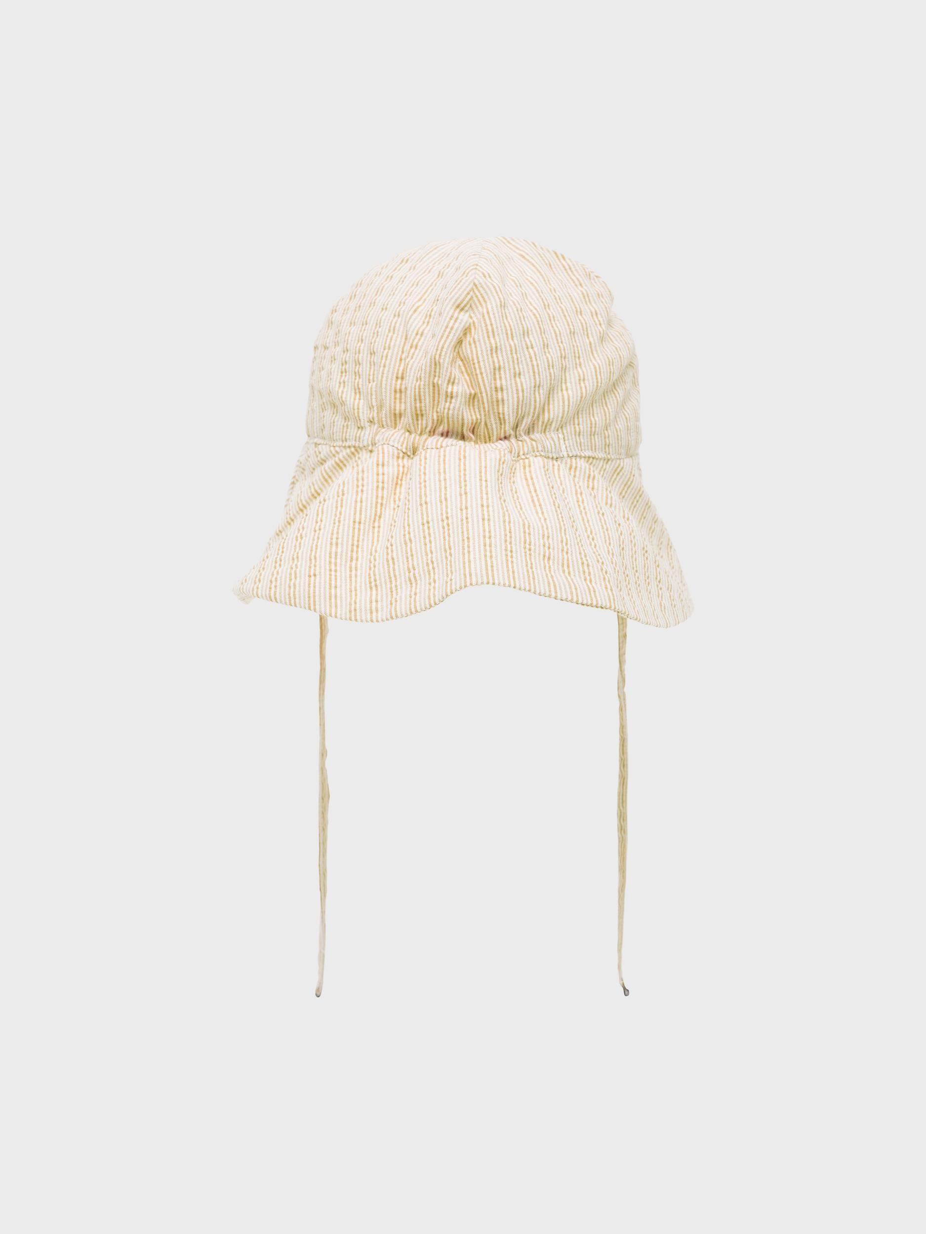 Name It Cappello da sole giallo a righe neonati