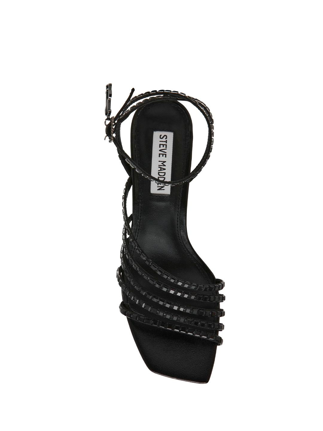 Steve Madden Alarah sandali nero con strass