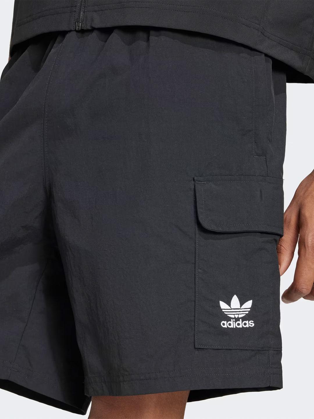 Adidas bermuda nero cargo
