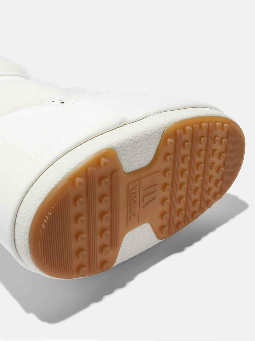 Moon Boot Icon stivale bianco con pelliccia