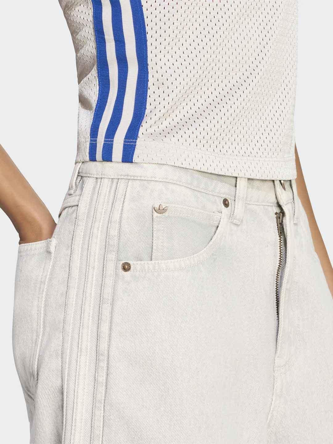 Adidas canotta grigio a rete