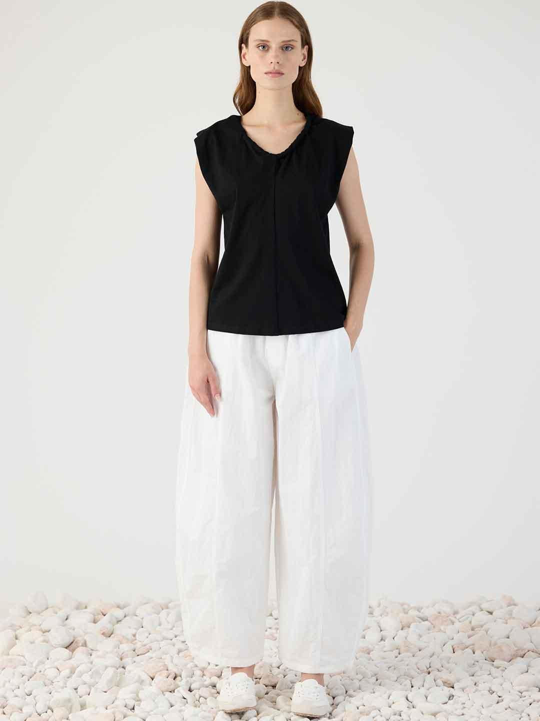 Eleh pantaloni bianco