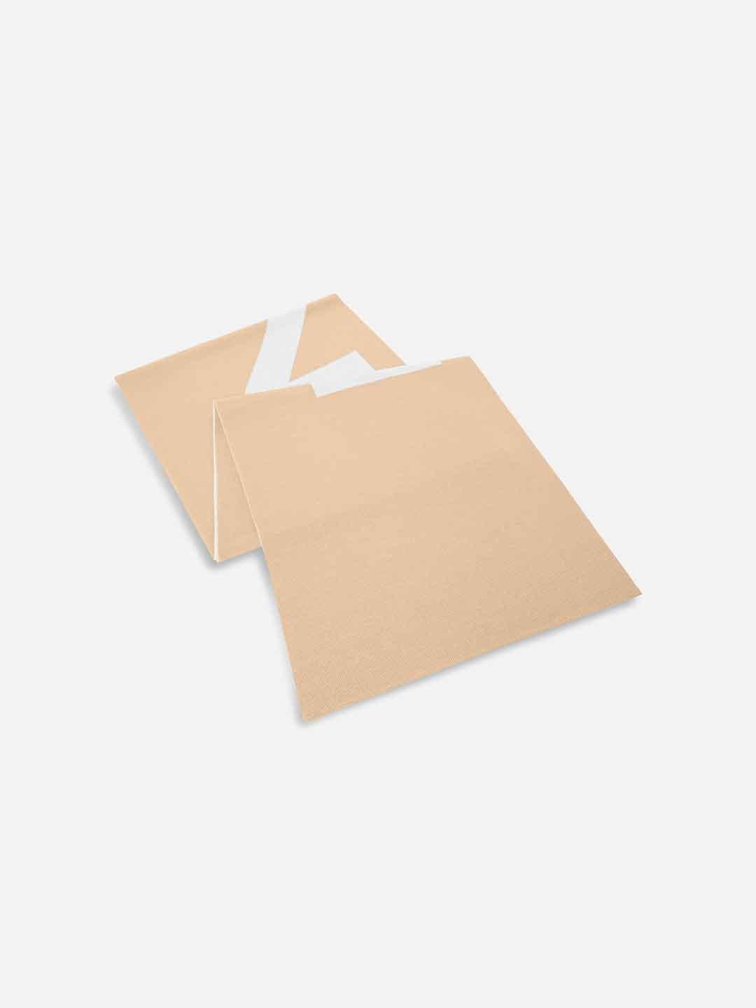 Pinko sciarpa beige con logo lettering