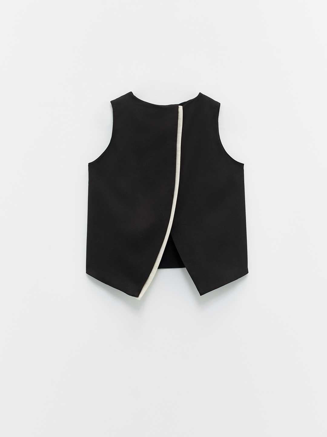Eleh maglia nero giromanica