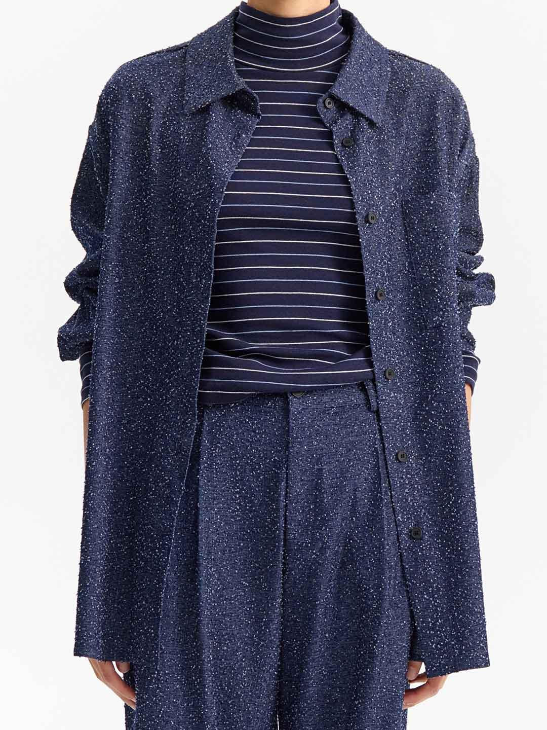 Eleh camicia blu in jeans