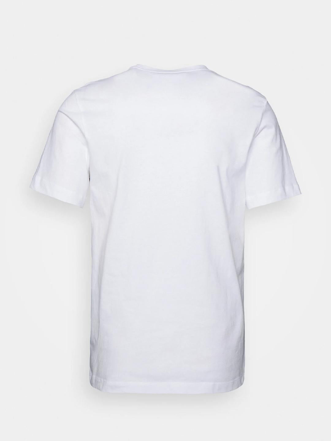 Nike t-shirt bianco con logo rosso