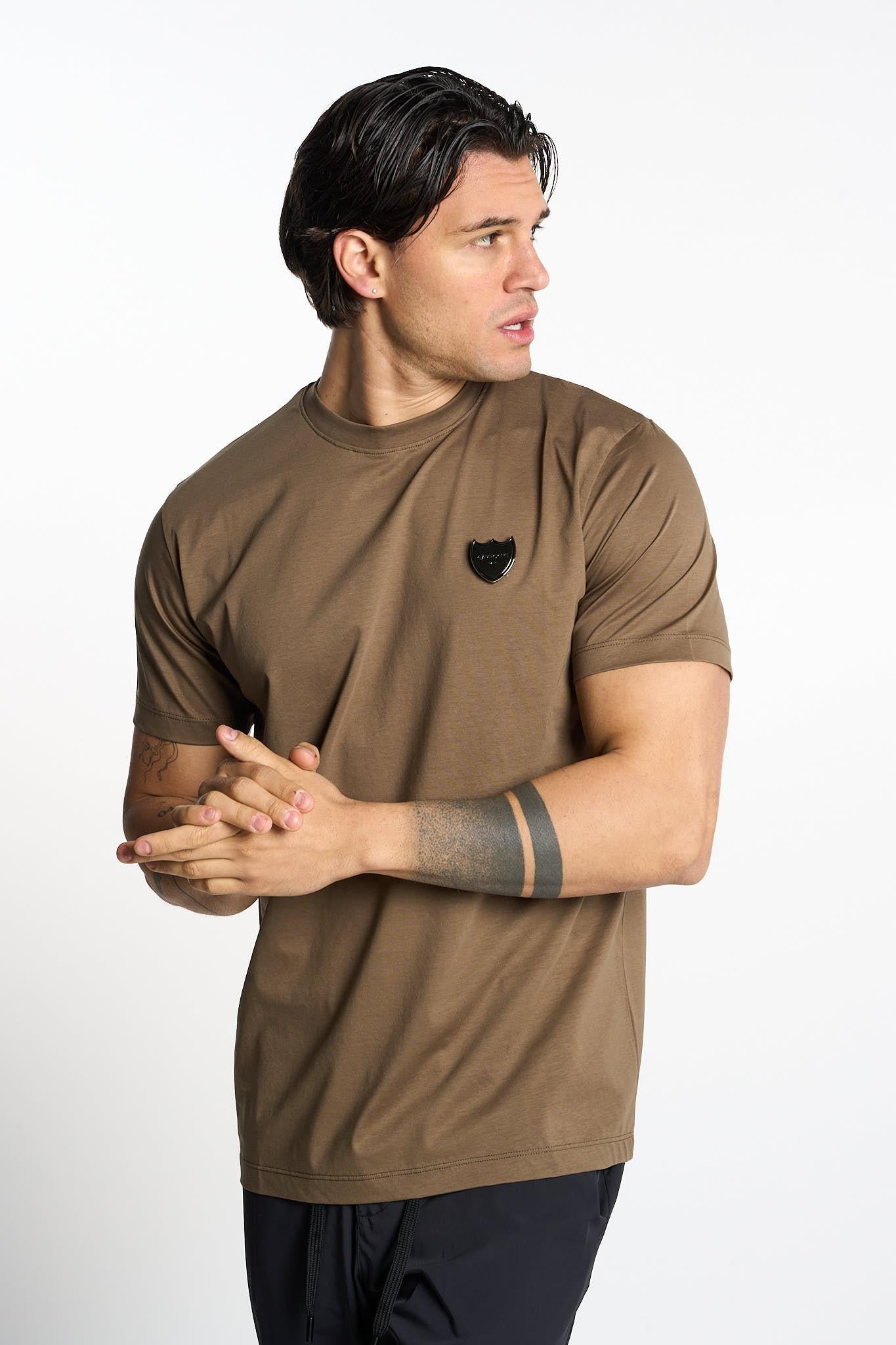 Gavroche t-shirt verde con scudetto
