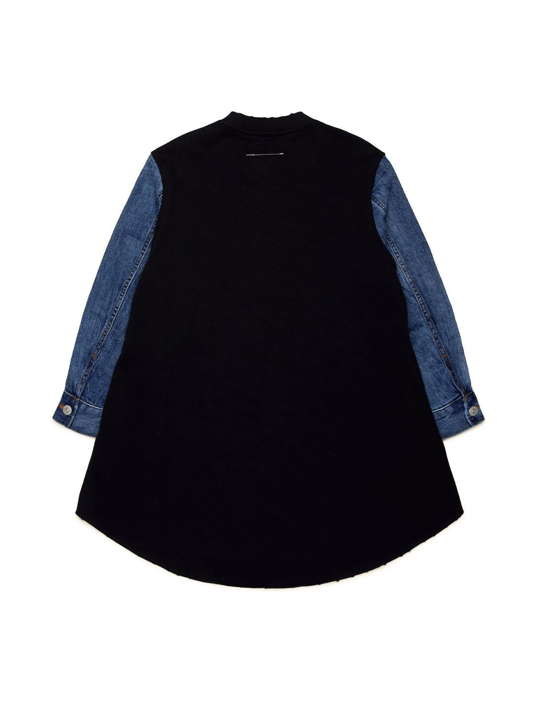 Maison Margiela abito kids nero e jeans