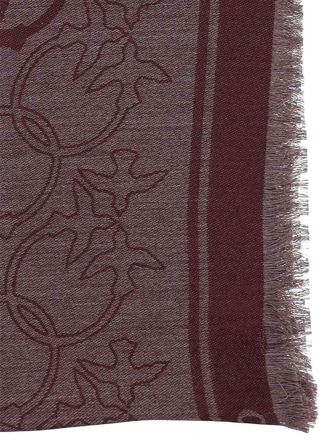 Pinko sciarpa bordeaux con logo