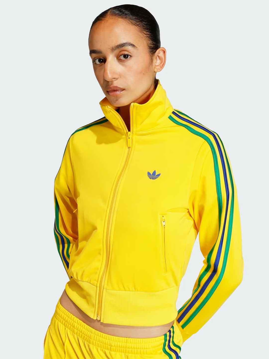Adidas Firebird felpa giallo