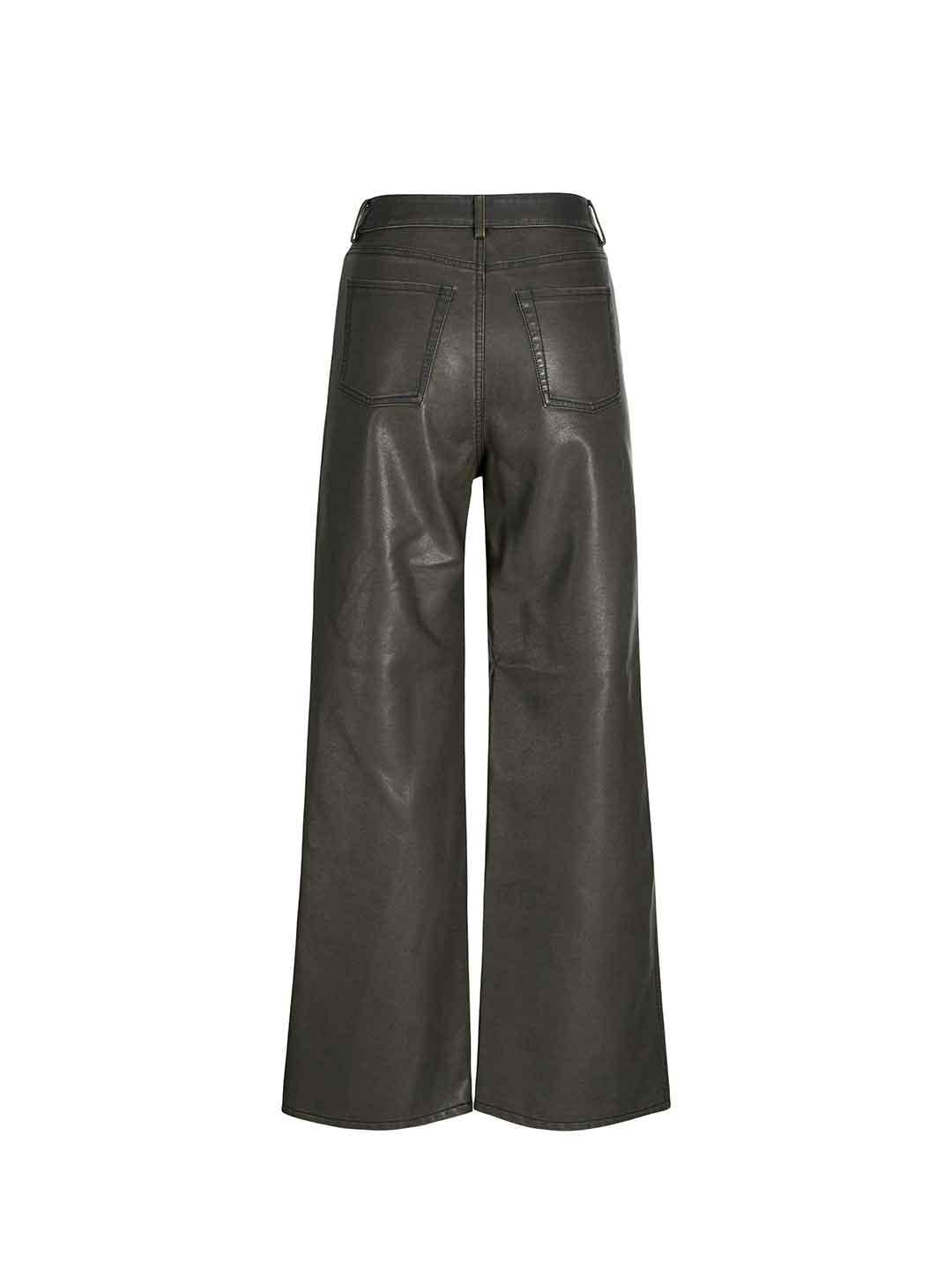 JJXX Hannah pantaloni marrone in pelle