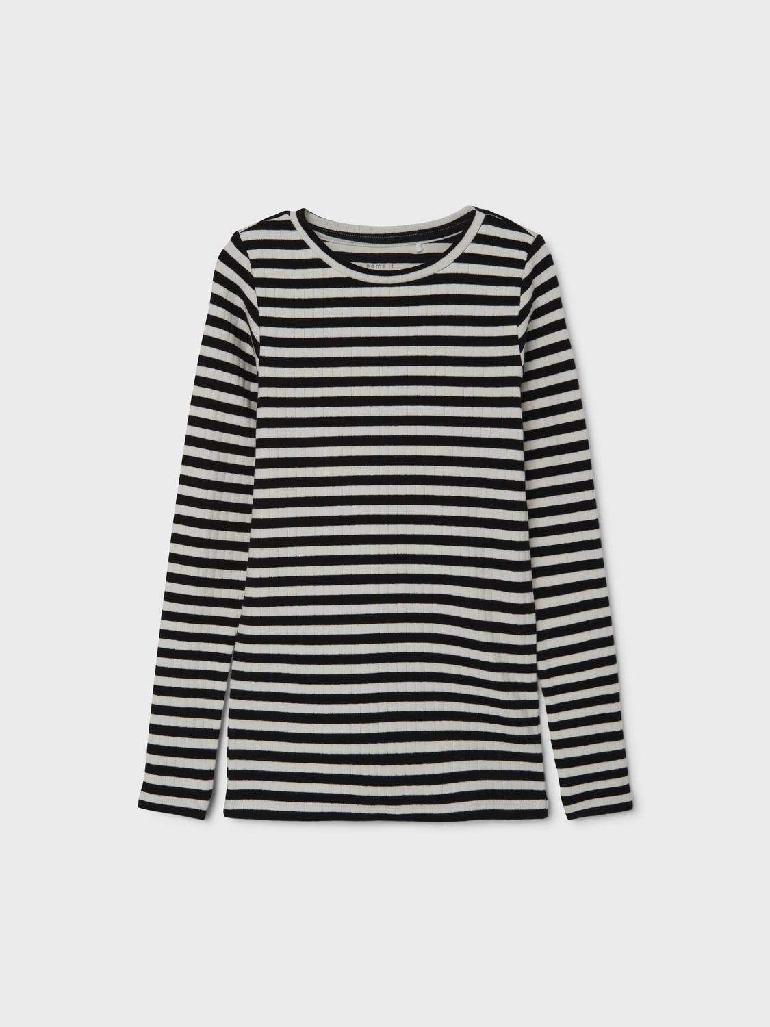 Name It maglia kids bianco e nero a righe