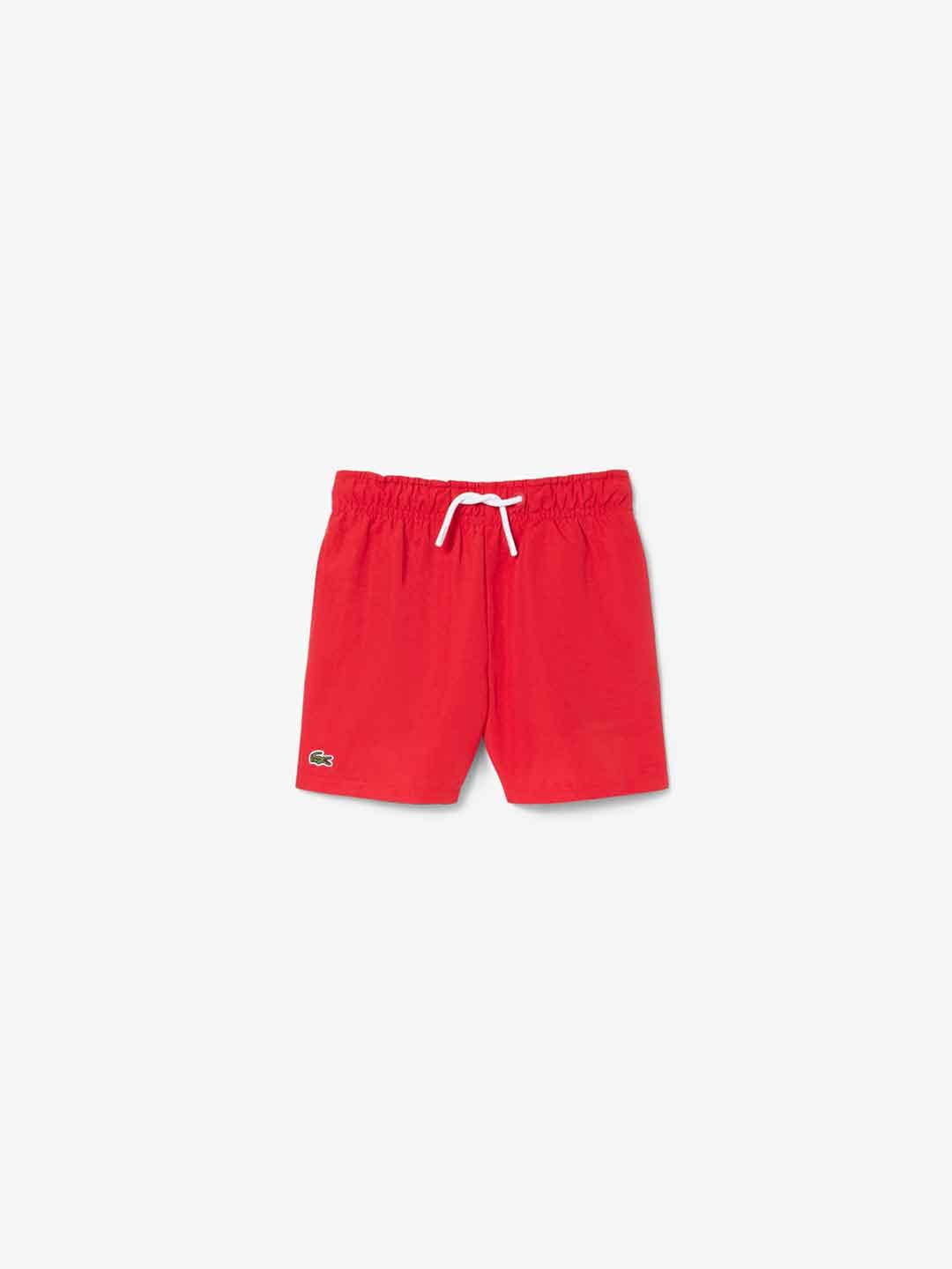 Lacoste costume kids rosso con logo