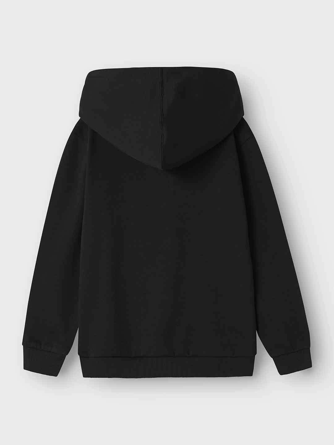 Name It felpa kids nero con cappuccio