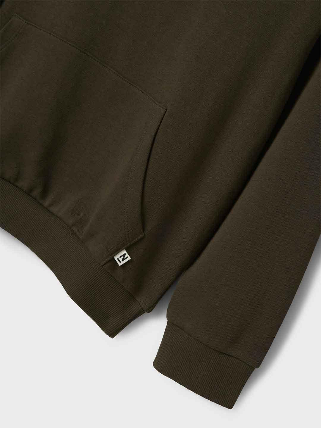 Name It felpa kids marrone con cappuccio