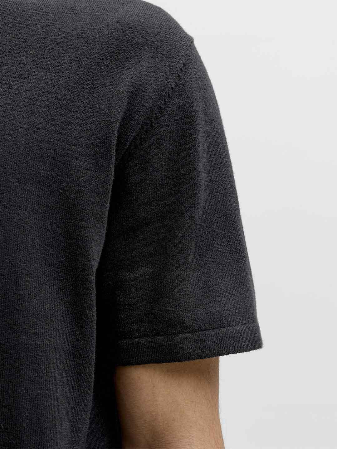Jack & Jones polo nero con zip