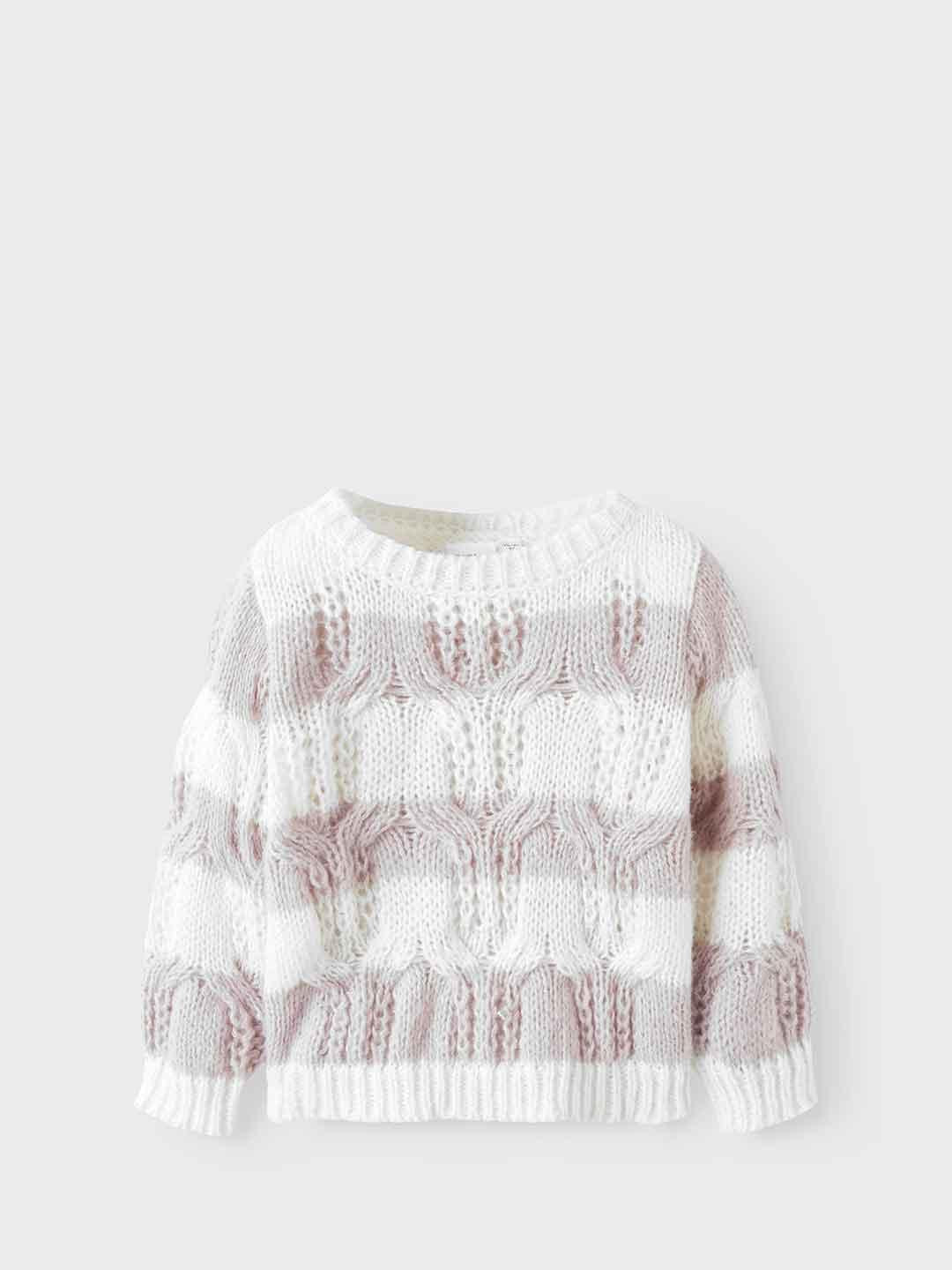 Name It maglione kids rosa a righe