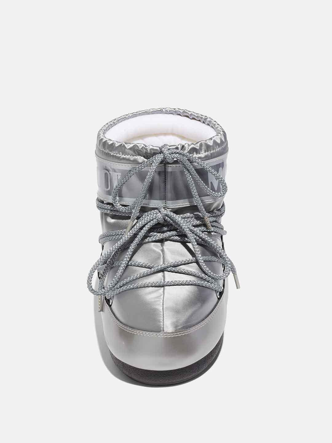 Moon Boot Icon Low Glance stivale argento